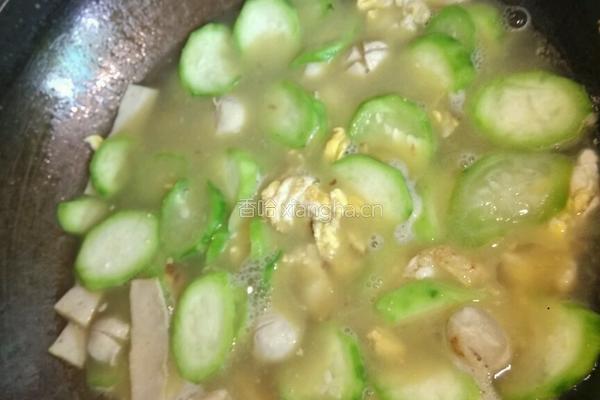 角瓜鱼豆腐汤的做法图解4
