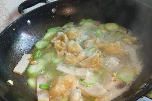 角瓜鱼豆腐汤的做法图解5