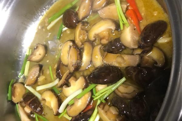 小葱爆花菇的做法图解8
