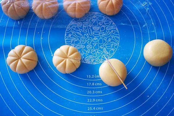 奶香糯米南瓜饼的做法图解14
