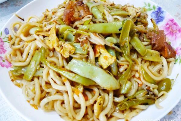 豆角肉片焖面的做法图解29