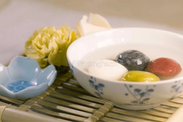 明·四色汤圆||爱元宵三五风光，月色婵娟，灯火辉煌的做法图解4