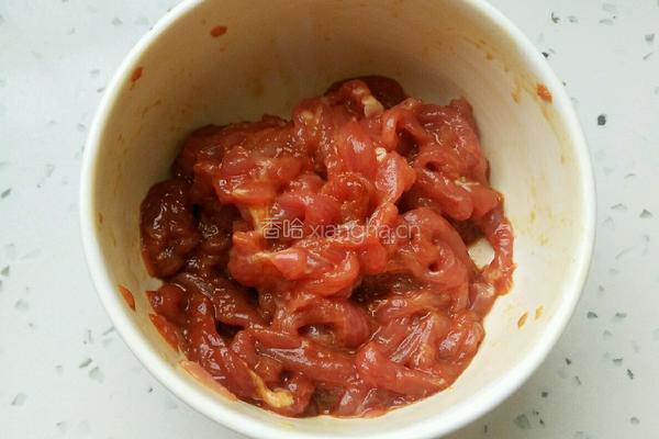芹菜炒肉丝的做法图解5