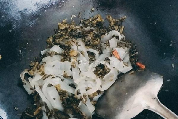 雪菜粉皮的做法图解4