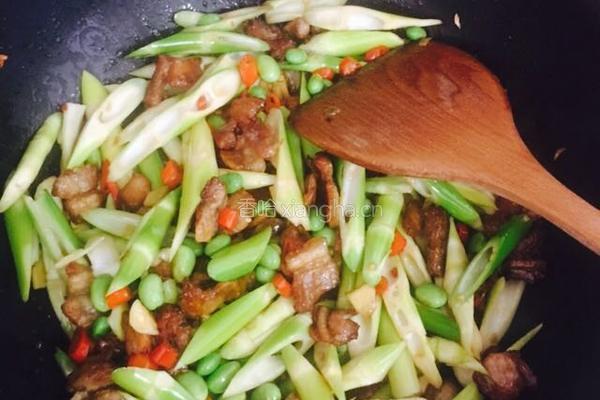 竹笋炒肉的做法图解8