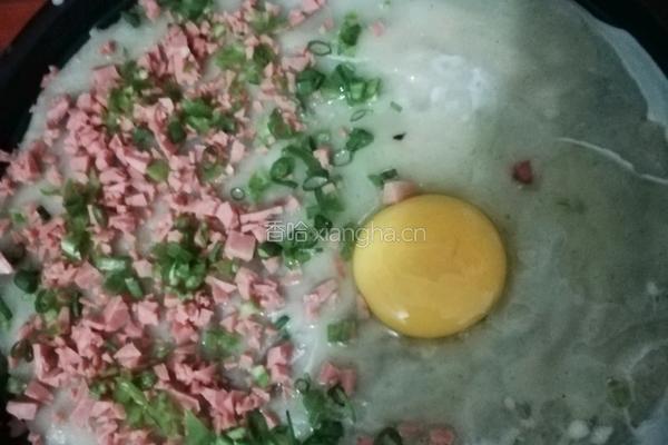鸡蛋火腿煎饼的做法图解4