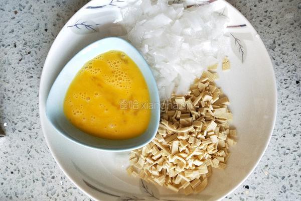茴香馅包子的做法图解3