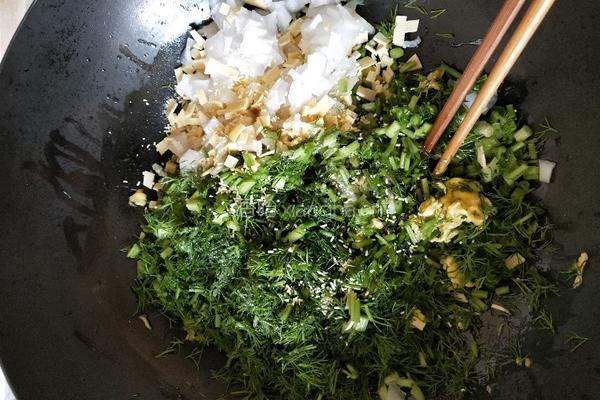 茴香馅包子的做法图解5