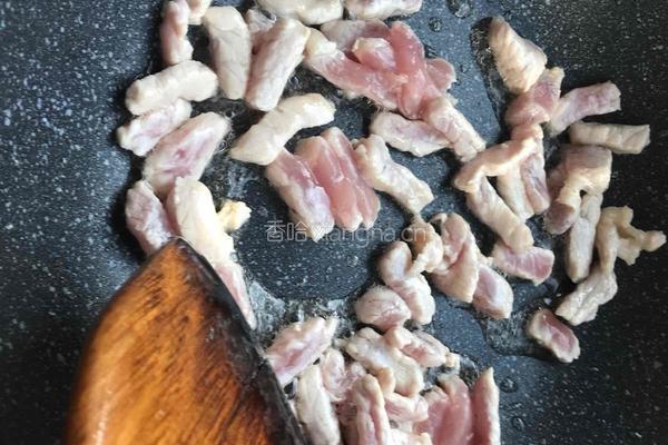 西葫芦炒肉的做法图解4