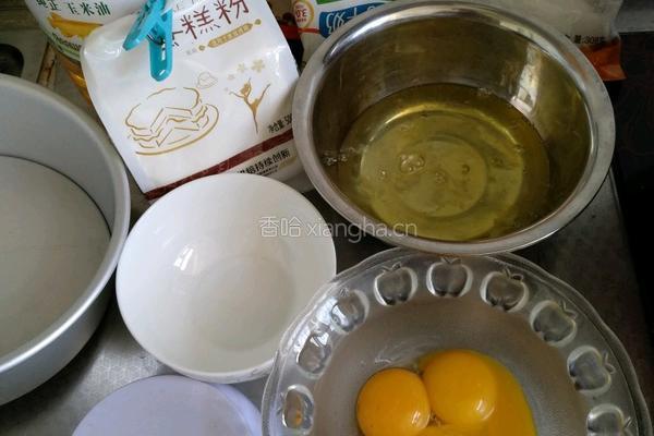 八寸可可戚风蛋糕的做法图解1