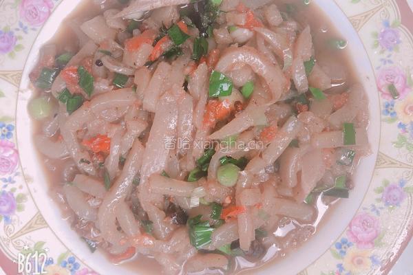 炒魔芋豆腐