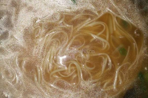 土豆丝煮面的做法图解4