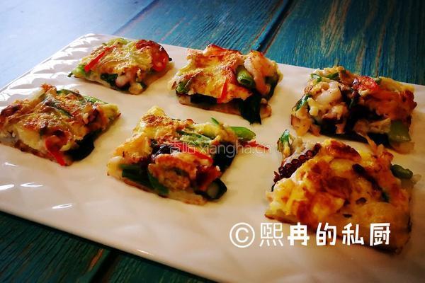 韩式海鲜葱饼