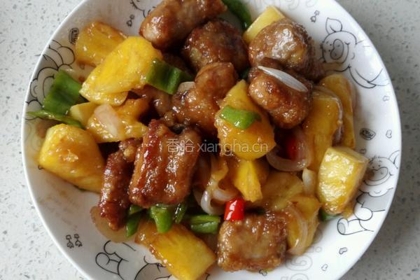 酸甜菠萝排骨的做法图解5