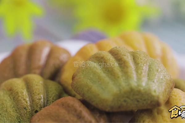 三色玛德琳的做法图解12