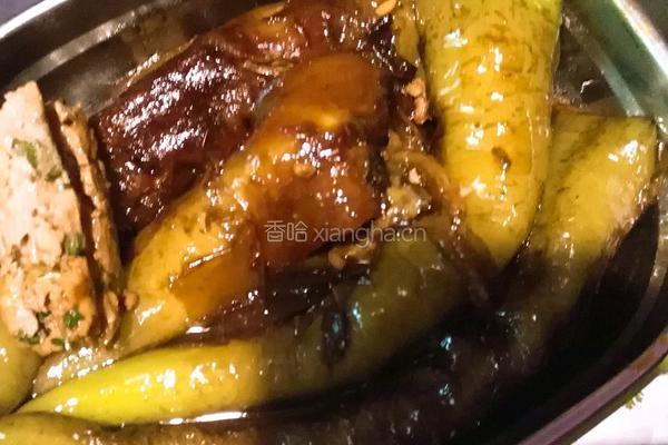 低颜值的尖椒酿肉的做法图解5