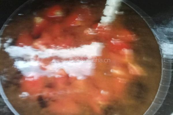 西红柿肉蛋汤的做法图解6
