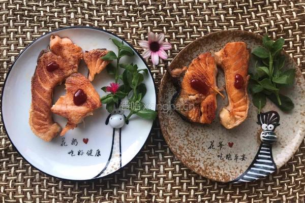 香煎三文鱼的做法图解12
