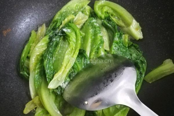 蚝油生菜的做法图解2