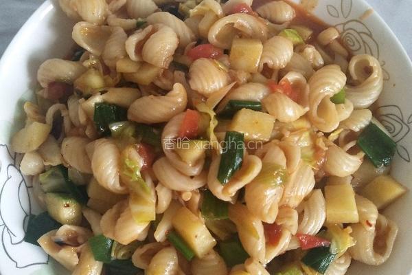 炒麻食的做法图解10