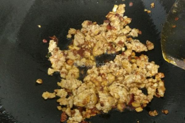 肉沫豆腐的做法图解3