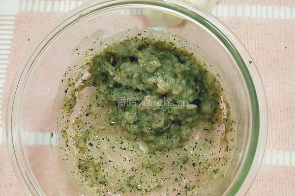宝宝辅食虾酿秋葵的做法图解3
