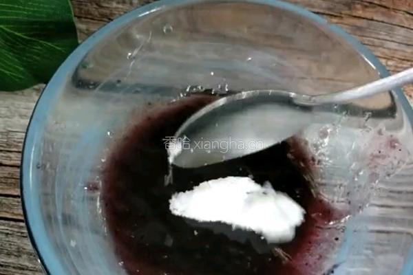 蓝莓雪糕的做法图解2