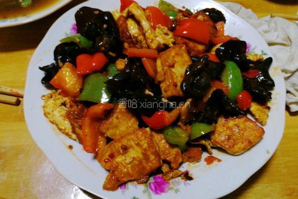 回锅豆腐的做法图解9