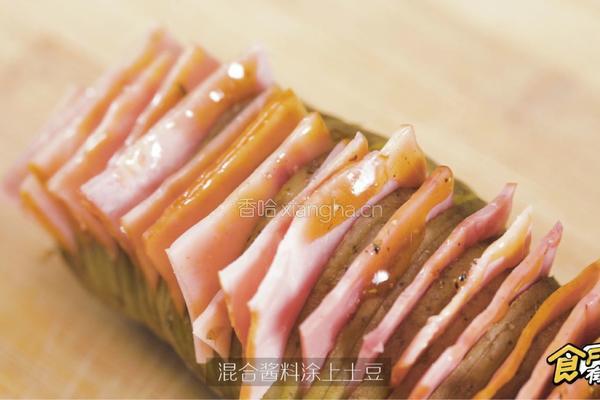 芝士烤风琴土豆的做法图解5