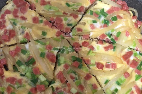 土豆丝鸡蛋饼（快手早餐）的做法图解6