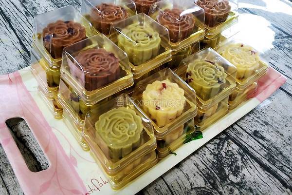 奶香三色绿豆糕的做法图解13