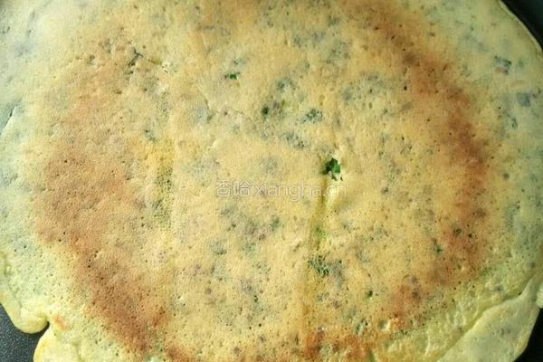 韭菜鸡蛋饼的做法图解7
