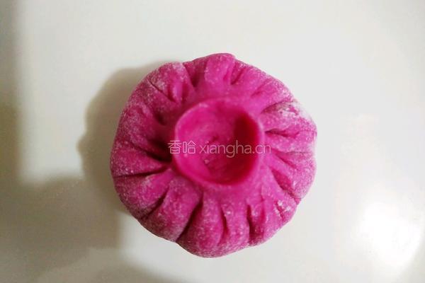紫色包子的做法图解12