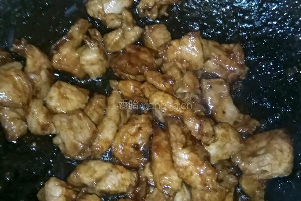 香蒜孜然猪肉粒的做法图解4