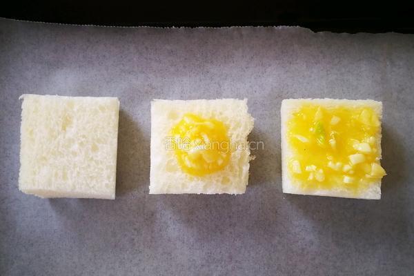 蒜香土司块的做法图解6