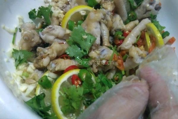 酸辣柠檬鸡爪的做法图解8