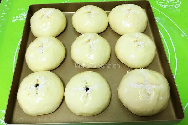 奶香蓝莓餐包的做法图解20