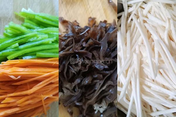 鱼香杏鲍菇的做法图解1