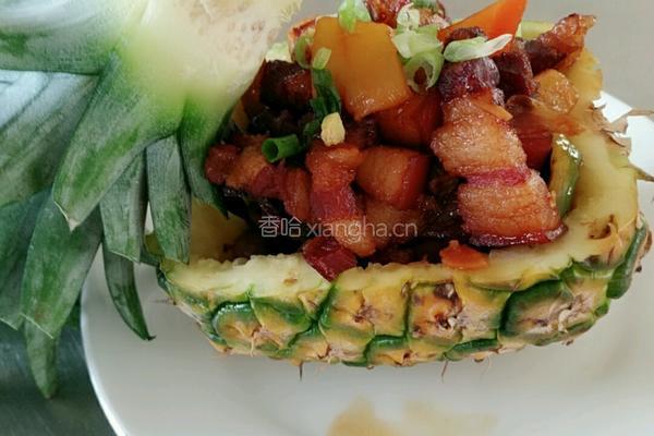 菠萝红烧肉的做法图解6
