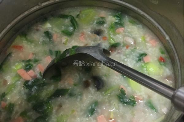 皮蛋瘦肉粥。的做法图解4