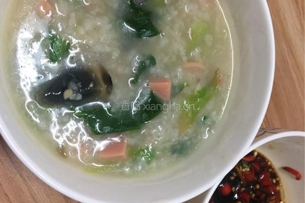 皮蛋瘦肉粥。的做法图解5