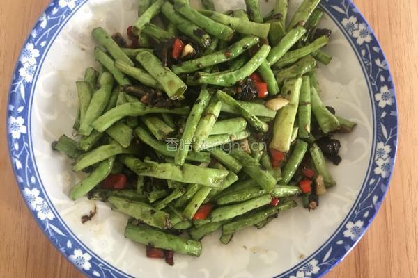 橄榄辣豆角的做法图解6