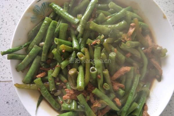 炝锅豆角的做法图解5