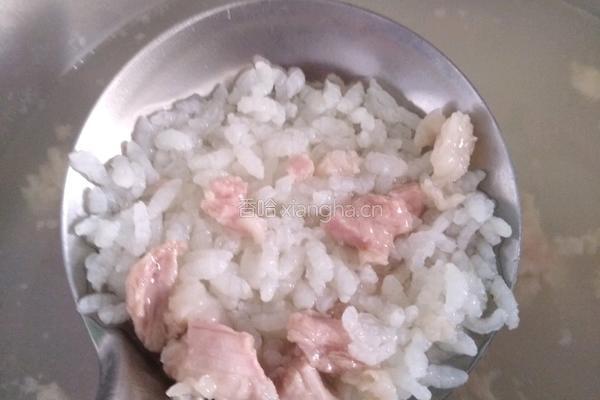 芹菜瘦肉粥的做法图解4