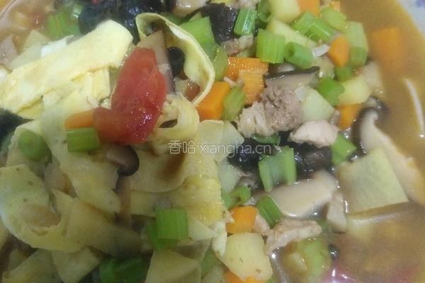 臊子面(附手擀面不断秘诀)的做法图解8