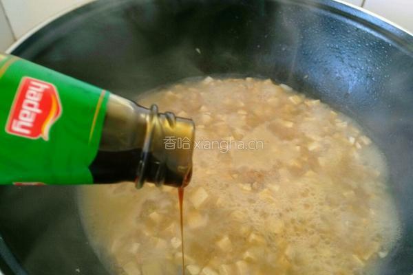 豆腐卤牛奶鸡蛋面的做法图解7