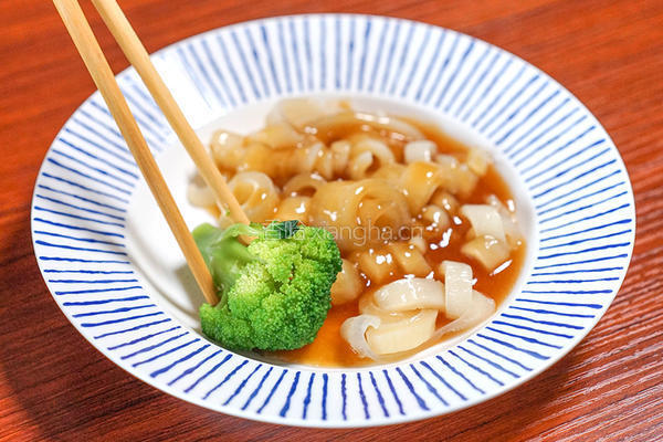 潮式鱼胶料理——鲍汁扣鱼胶！的做法图解6