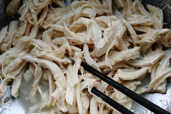 夏日清爽凉拌柠檬汁蔬菜鸡丝的做法图解8