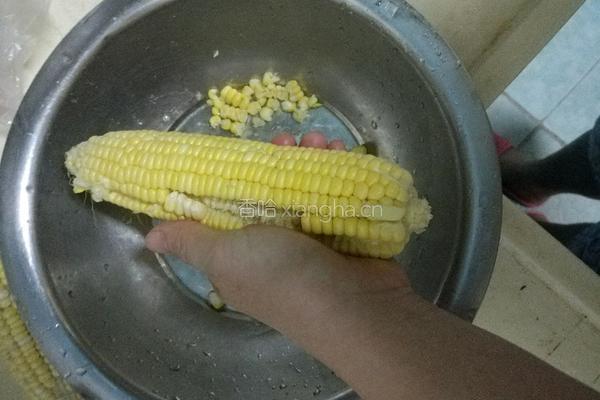玉米汁的做法图解1