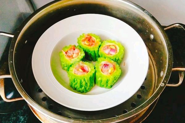 苦瓜酿肉的做法图解5